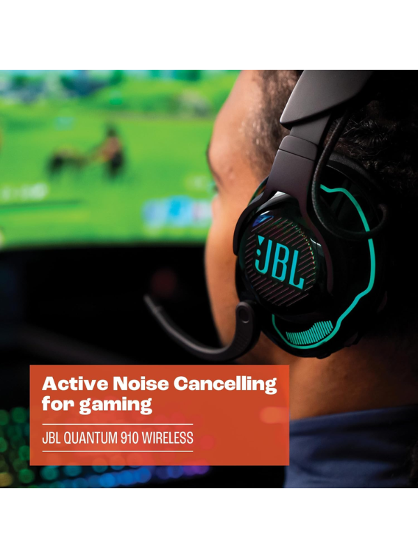 JBL Quantum 910 Wireless Gaming Headset With 3D Audio - Black