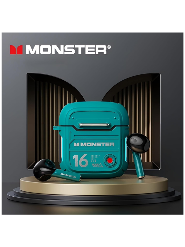 Monster XKT16 Wireless Gaming Headphones - Active Noise Cancellation - v5.3