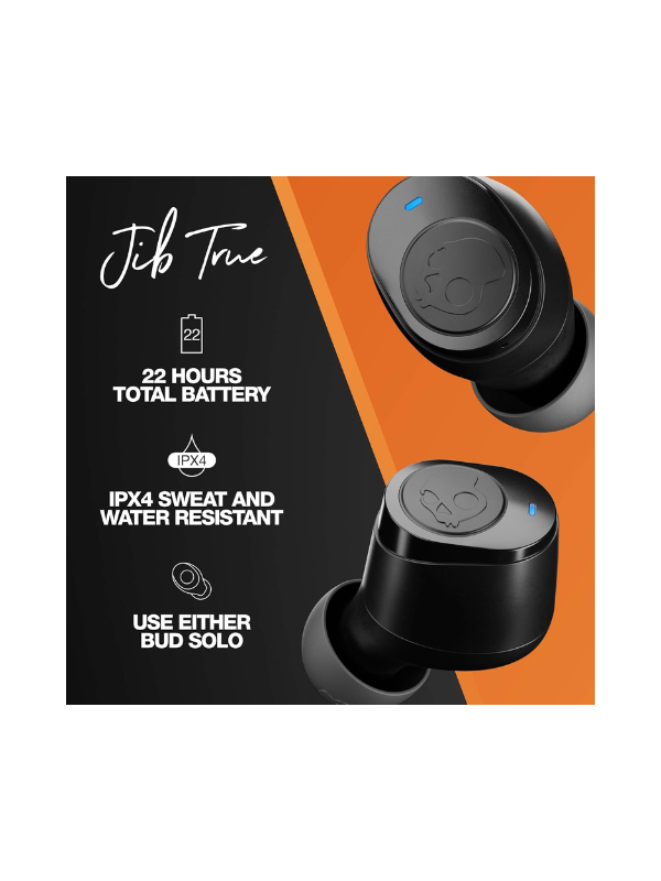 Skullcandy Jib True Wireless Earphones - Black