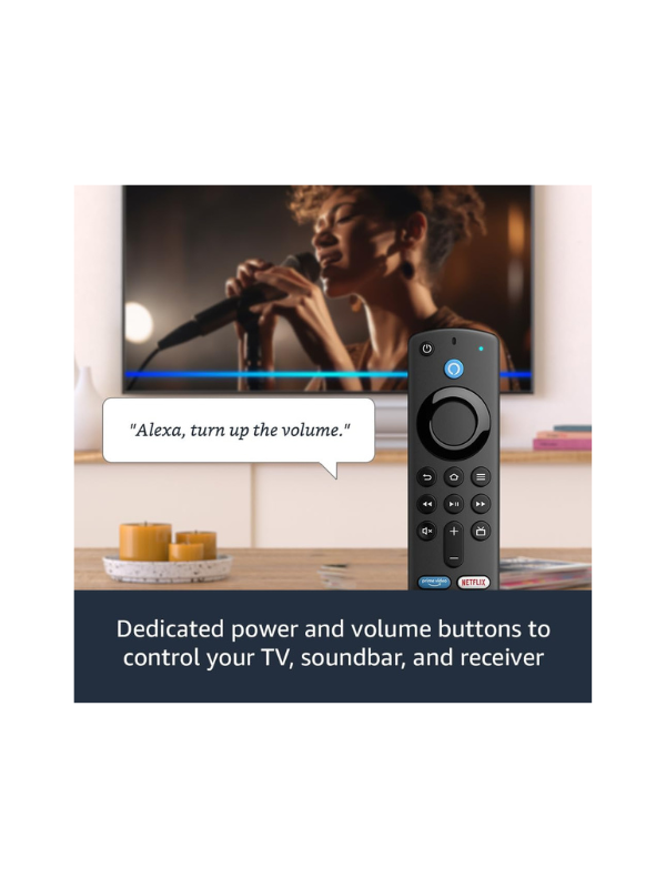 Amazon Fire TV Stick Lite Remote With Alexa Voice