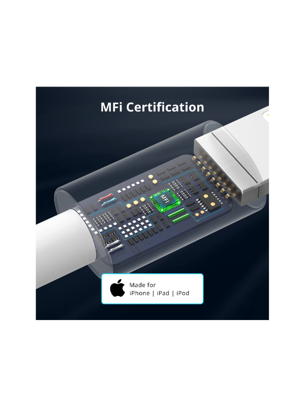 Apple USB-C to Lightning Cable - Fast Charging & Data Transfer - 1m