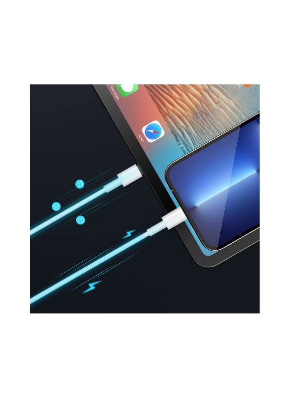 Apple USB-C to Lightning Cable - Fast Charging & Data Transfer - 1m