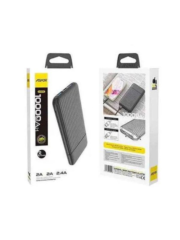 ASPOR 10000mAh - 22.5W Fast Charging Power Bank