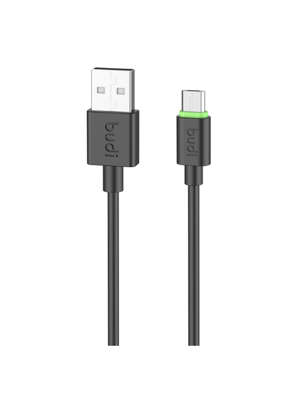 BUDI USB-A to Micro USB Cable - 1.2M - 2.4A Charging Cable