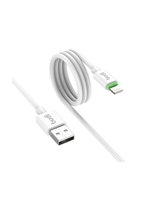 BUDI USB-A to Lightning Charging Cable - 1M - 2.4A