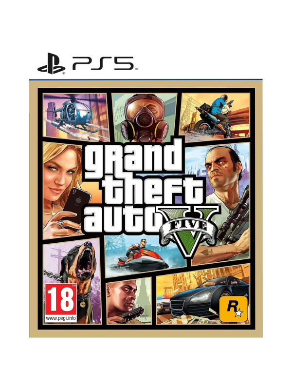 Grand Theft Auto V For PS5 - Enhanced Edition Open-World Action