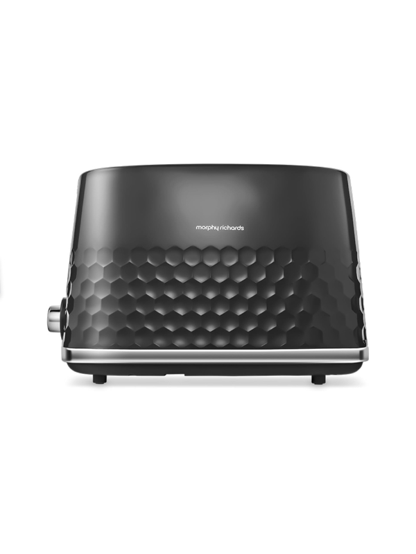 Morphy Richards Hive 4-Slice Toaster - Black, Defrost & Reheat