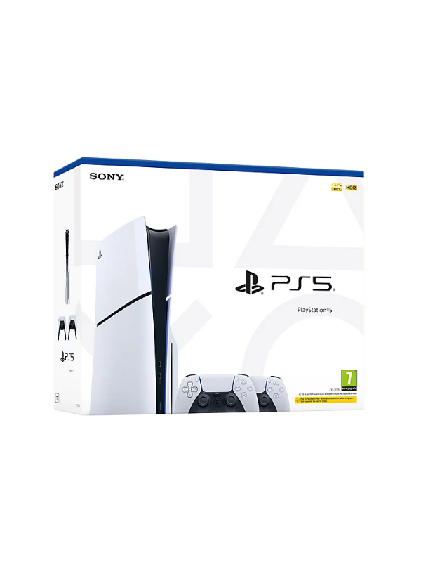 PlayStation 5 Slim Disc Series Bundle - With DualSense Controllers