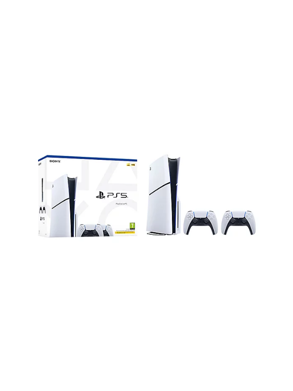 PlayStation 5 Slim Disc Series Bundle - With DualSense Controllers