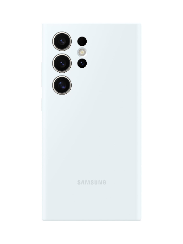 Samsung Galaxy S24 Ultra Silicone Case - Official, White, Durable