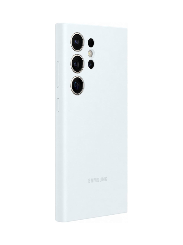 Samsung Galaxy S24 Ultra Silicone Case - Official, White, Durable
