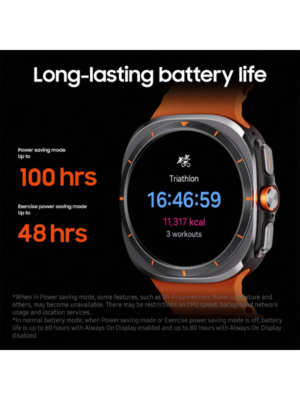 Samsung Galaxy Watch Ultra With Galaxy AI - 47mm LTE & WiFi Smartwatch